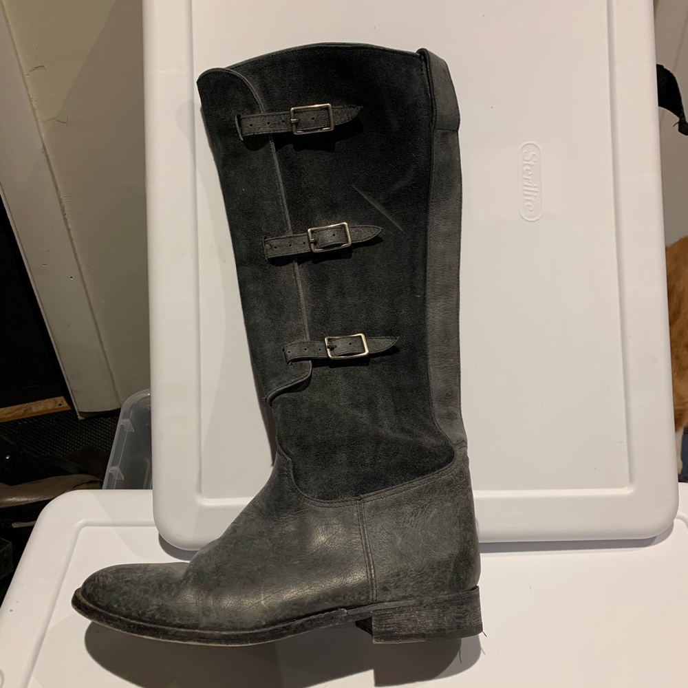 Anthropologie vintage looking leather boots